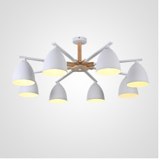 Потолочная люстра NOA 8 White by ImperiumLoft
