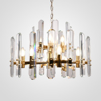 Люстра RH BONNINGTON Chandelier natural brass D660