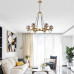 Люстра MONTALEMBERT by Studios 6 lamps Gold/Amber