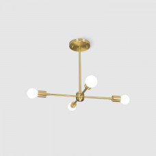 Люстра на штанге SPUTNIK D51 Gold