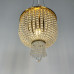 Потолочная люстра JACQUELINE WHITE SCONCE brass