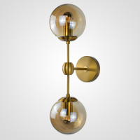 Бра Modo Sconce 2 Globes Gold