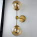 Бра Modo Sconce 2 Globes Gold