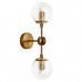 Бра Modo Sconce 2 Globes Gold