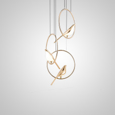 Подвесной светильник NOMI 4 gold black 3000К