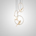 Подвесной светильник NOMI 1 gold black 3000К