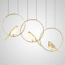 Подвесной светильник NOMI 1 gold black 3000К