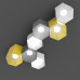 Потолочный светильник HEXAGON B H15 Blue