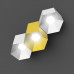 Потолочный светильник HEXAGON B H15 Blue