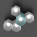 Потолочный светильник HEXAGON B H15 Blue