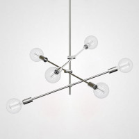 Люстра LF Studio Cliff Pendant 6 Chrome