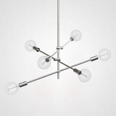 Люстра LF Studio Cliff Pendant 6 Chrome