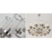 Люстра LIAISON TWO-TIER Chandelier 18 Silver