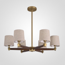 Люстра Jorgenson D85 Beige/Dark wood