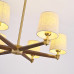 Люстра Jorgenson D85 Beige/Dark wood