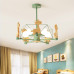 Потолочная люстра GIRAFFE Crystal Green