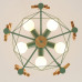Потолочная люстра GIRAFFE Crystal Green