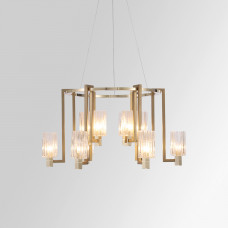 Подвесная кольцевая люстра KRISTEL D75 12 lamps