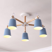 Люстра на штанге VARDA 5 lamps Blue