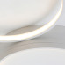 Потолочная люстра в виде колец TWINE 7 rings White