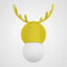 Бра с рожками DEER A Yellow