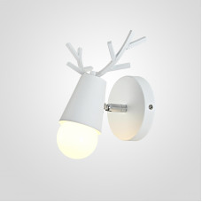 Бра с рожками DEER A White