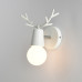 Бра с рожками DEER A White