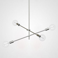 Люстра LF Studio Cliff Pendant 4 Chrome