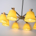 Потолочная люстра на штанге NATURA A YELLOW 8