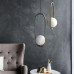 Подвесной светильник Matthew McCormick hoop 50 Бронза MILA Pendant