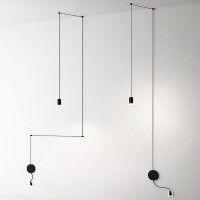 Подвесной светильник VIA Wireflow polyhedral 0347 Free-Form pendant lamp