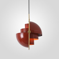 Люстра Louis Weisdorff Gubi Multi-lite Pendant Red