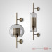 Настенный светильник CATCH WALL ball L58 brass