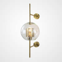 Настенный светильник CATCH WALL ball L55 brass