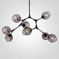Люстра branching bubble Chandelier 8 Black