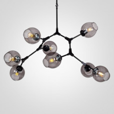 Люстра branching bubble Chandelier 8 Black