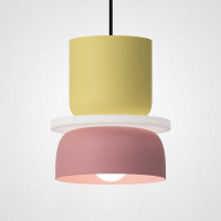 Подвесной светильник ILO D18,5 yellow/pink