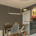 Подвесной светильник HETLEY B L3 Gold Black