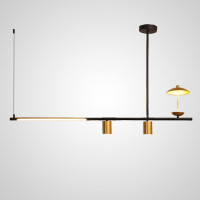 Подвесной светильник HETLEY B L4 Gold Black