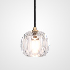 Подвесной светильник Boule De Cristal Single Rod Pendant Brass