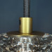 Подвесной светильник Boule De Cristal Single Rod Pendant Brass