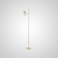 Торшер ABELINA FL Brass Grey