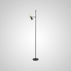 Торшер ABELINA FL Black Amber