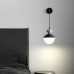 Настенный светильник POMPON WALL Pink Grey