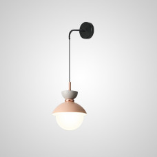 Настенный светильник POMPON WALL Grey Pink