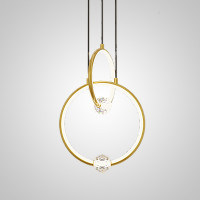 Подвесной светильник LUANA 1 2К Brass 4000К