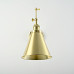 Бра Gloce Cone Shade Loft Industrial Metal Tall Gold