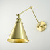 Бра Gloce Cone Shade Loft Industrial Metal Tall Gold