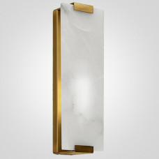 Бра Marble Rectangle Wall Lamp Brass