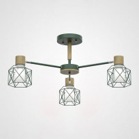 Потолочная люстра CORF B3 Green 3 lamps